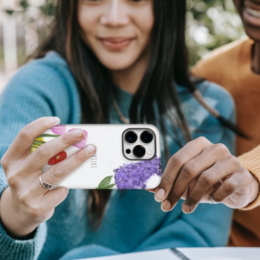 Authentische, handgezogene Blume Case-Mate iPhone Hülle