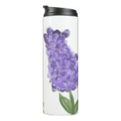 Authentische, handgezogene Blume Thermosbecher (Nach rechts gedreht)