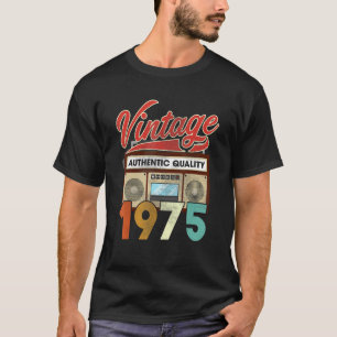 Authentische Hochwertsfunknummer Vintag 1975 47. G T-Shirt