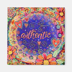 Authentische Hübsche Fun Floral Moderne Inspirivit Magnet