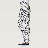 Authentische IslandTAT Polynesische Stammballen-Le Leggings (Links)
