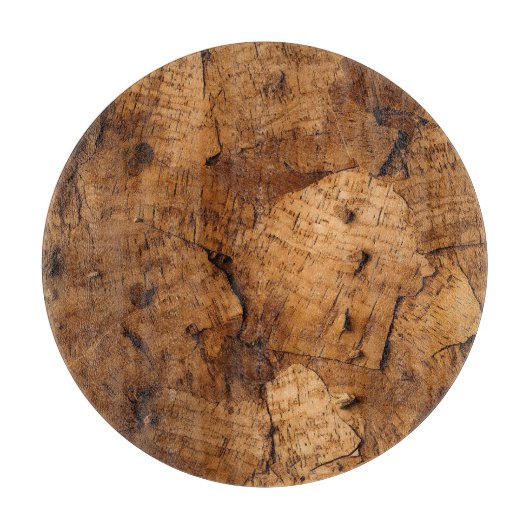 Authentische Korkstruktur Schneidebrett (Vorderseite)