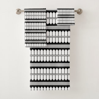 Authentische Kunst-Dekozwanziger jahre Art Badhandtuch Set