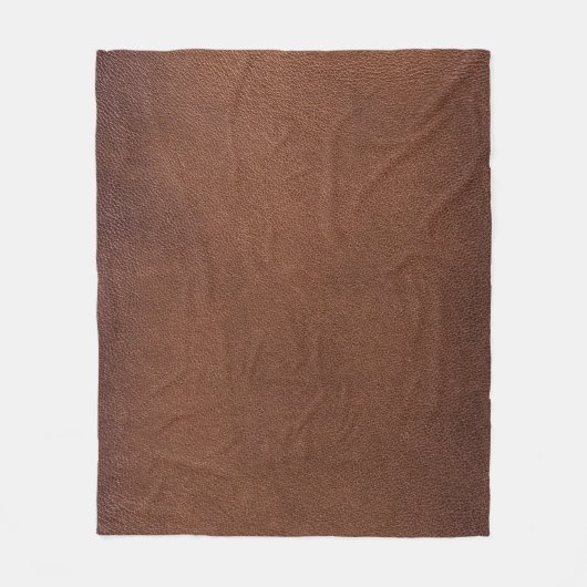 Authentische Lederoptik, echter Hintergrund. Fleecedecke (Vorderseite)