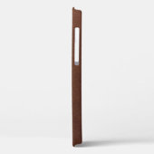 Authentische Ledertextur, echter Hintergrund. Case-Mate iPhone Hülle (Rückseite / Links)