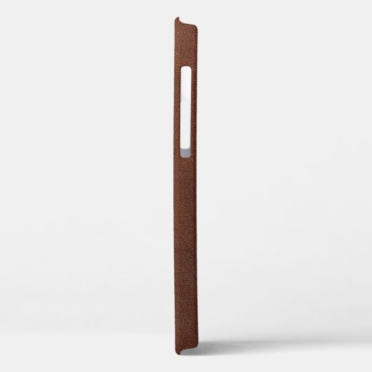 Authentische Ledertextur, echter Hintergrund. Case-Mate iPhone Hülle (Rückseite / Links)