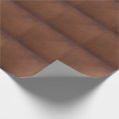 Authentische Ledertextur, echter Hintergrund. Geschenkpapier (Ecke)