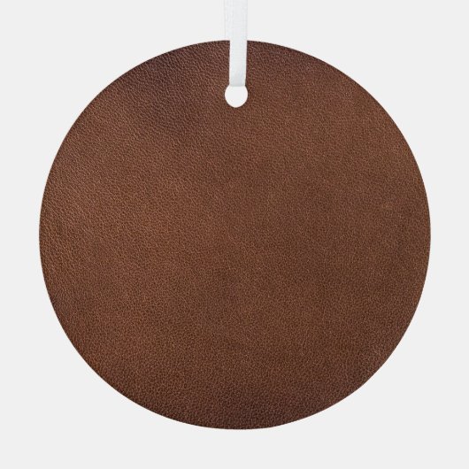 Authentische Ledertextur, echter Hintergrund. Ornament Aus Glas (Rückseite)