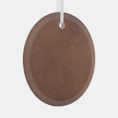 Authentische Ledertextur, echter Hintergrund. Ornament Aus Glas (Vorderseite Rechts)