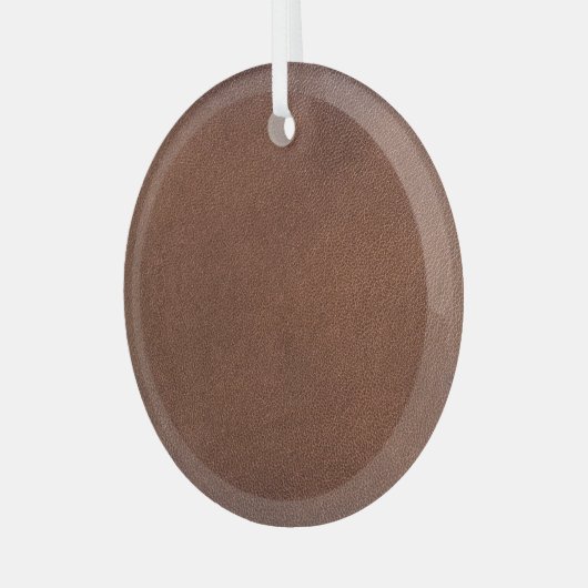 Authentische Ledertextur, echter Hintergrund. Ornament Aus Glas (Vorderseite links)