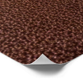 Authentische Ledertextur, echter Hintergrund. Poster (Ecke)