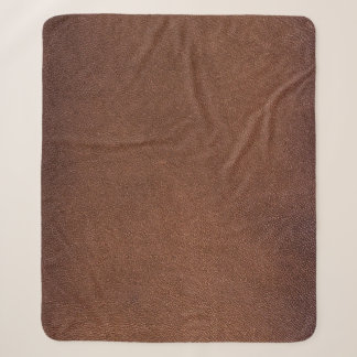 Authentische Ledertextur, echter Hintergrund. Sherpadecke