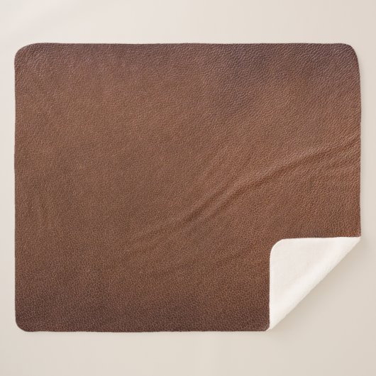 Authentische Ledertextur, echter Hintergrund. Sherpadecke (Vorderseite (Horizontal))