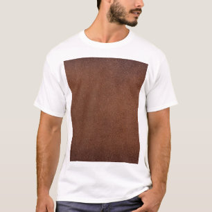 Authentische Ledertextur, echter Hintergrund. T-Shirt