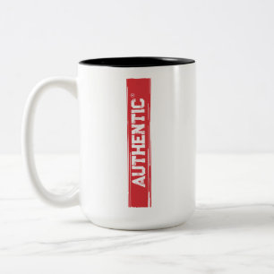 Authentische Marke Zweifarbige Tasse