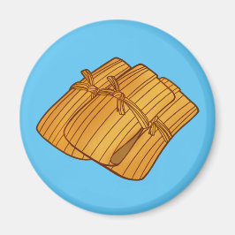 Authentische mexikanische Saison Tamales Magnet