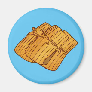 Authentische mexikanische Saison Tamales Magnet