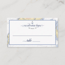 Authentische Nautic Chart Anchor Hochzeit / Verans Platzkarte