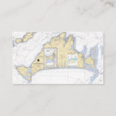 Authentische Nautic Chart Anchor Hochzeit / Verans Platzkarte (Rückseite)