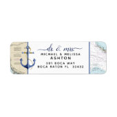 Authentische #Nautical Chart Anchor #Florida Weddi (Vorne)
