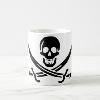 Authentische Piraten-Flagge des Jacks Rackam Kaffeetasse