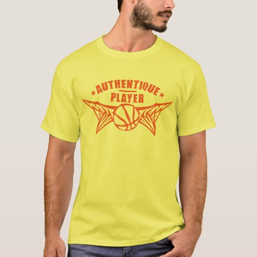 authentische Player Basketball Logo T-Shirt (Vorderseite)
