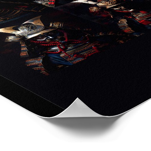 Authentische Poster Samurai Armor Artwork Wand Kun (Ecke)