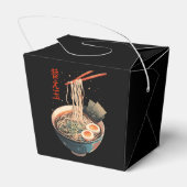 Authentische Ramen Bowl Art Bevorzugung Box Geschenkschachtel (Rückseite)