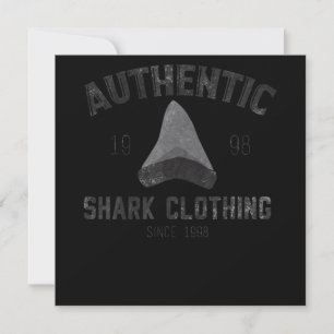 Authentische Shark Clothing Seit 1998 - Shark Gift Einladung