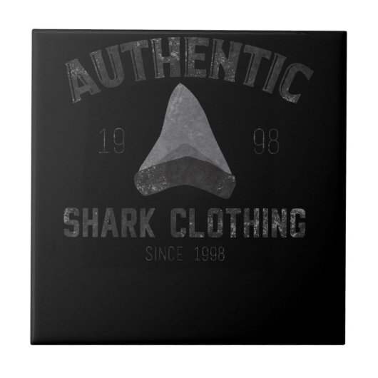Authentische Shark Clothing Seit 1998 - Shark Gift Fliese (Vorderseite)