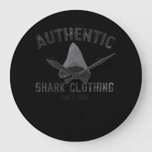 Authentische Shark Clothing Seit 1998 - Shark Gift Große Wanduhr