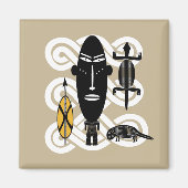 authentische Stammeerkämpfer Magnet (Vorne)