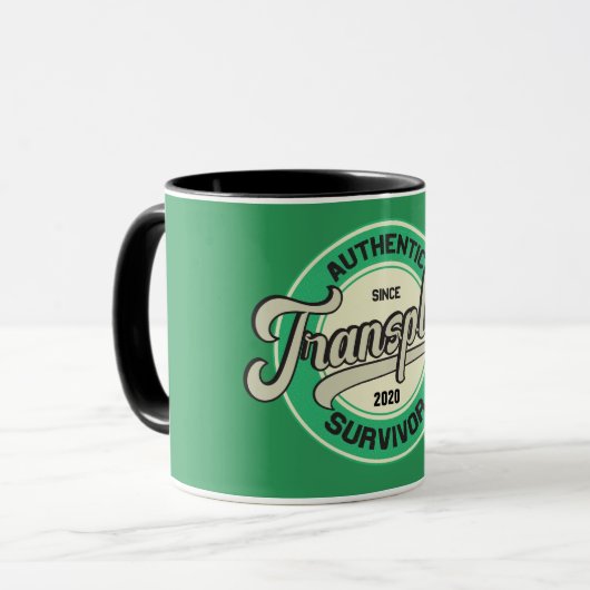 Authentische Transplantation Überlebende Custom Co Tasse (Vorderseite Links)