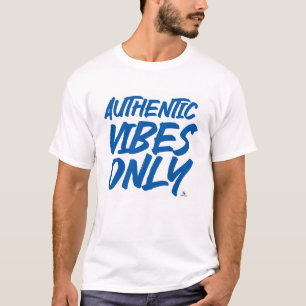 Authentische vibes only epische Anweisung T-Shirt
