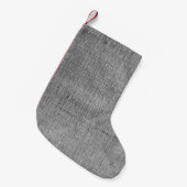 Authentische Vintage Textur Kleiner Weihnachtsstrumpf (Vorderansicht (hängend))