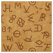 Authentische Wild-West-Rindermarken Stoff (Muster)