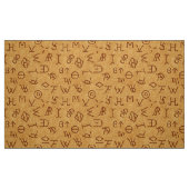 Authentische Wild-West-Rindermarken Stoff (Fat Quarter (45,7 x 55,9 cm))