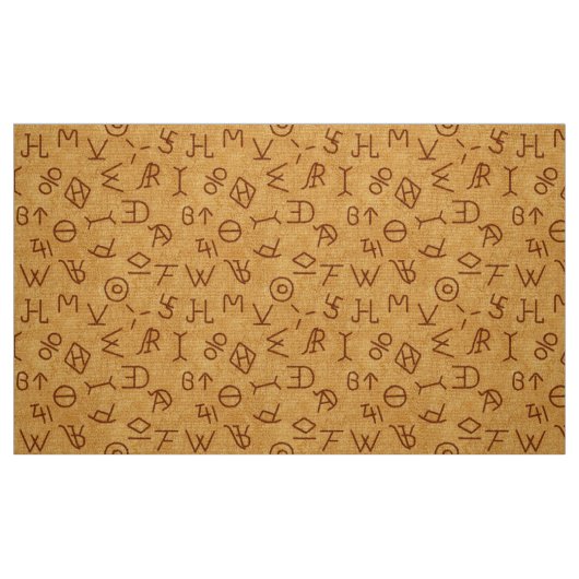 Authentische Wild-West-Rindermarken Stoff (Fat Quarter (45,7 x 55,9 cm))