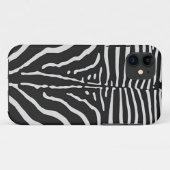 Authentische Zebra-Skin-Printwerbung - Schwarz-wei Case-Mate iPhone Hülle (Rückseite (Horizontal))