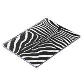 Authentische Zebra-Skin-Printwerbung - Schwarz-wei Notizblock (Linke Seite)