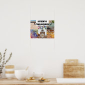 Authentische Zeitmaschinen Poster (Küche)