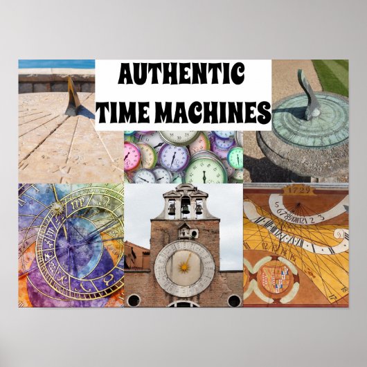 Authentische Zeitmaschinen Poster (Vorne)