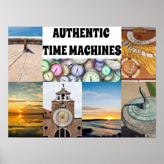 Authentische Zeitmaschinen Poster (Vorne)