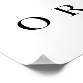 Authentischer 50. Geburtstag Poster (Ecke)