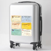 Authentischer Alaska- und Pazifischer Dampfschiffp Aufkleber (Koffer)