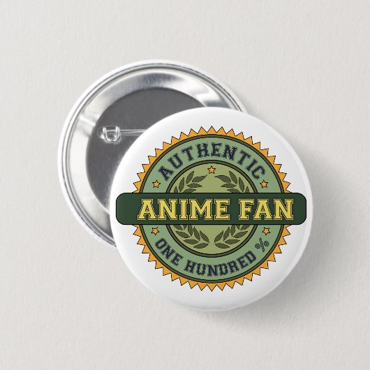 Authentischer Anime-Fan Button (Vorne & Hinten)