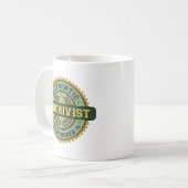 Authentischer Archivar Kaffeetasse (Vorderseite Links)