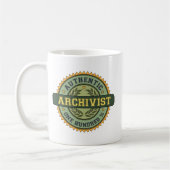 Authentischer Archivar Kaffeetasse (Links)