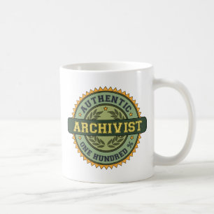 Authentischer Archivar Kaffeetasse