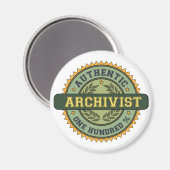 Authentischer Archivist Magnet (Vorderseite/Rückseite)